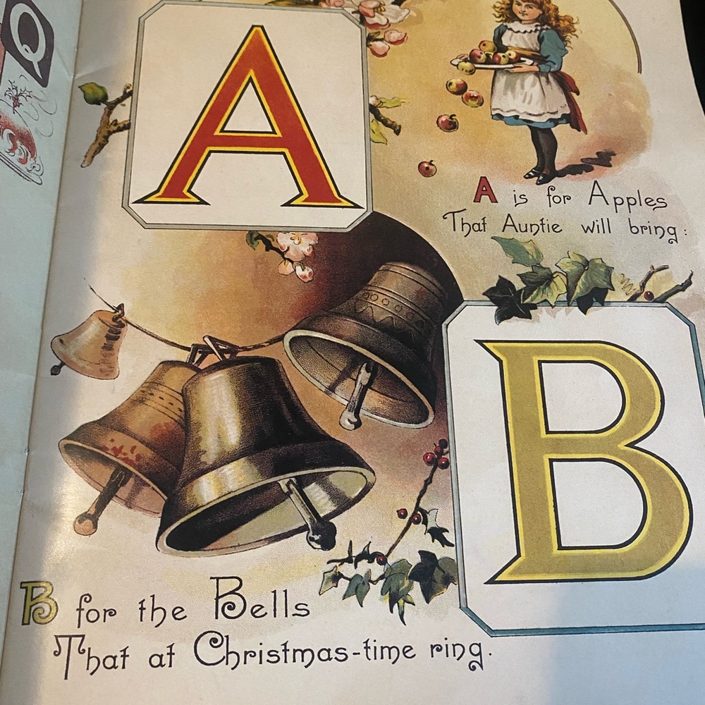 Vintage Alphabet Illustration  
Little Folks' ABC Book